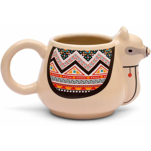 Lama krus, keramik beige 16,5 x 8,5 x 7 cm