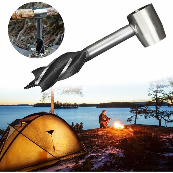 Multifunksjonell manuell overlevelsesdrill, hånddrill for overlevelse, bushcraft hånddrill for bushcraft og camping