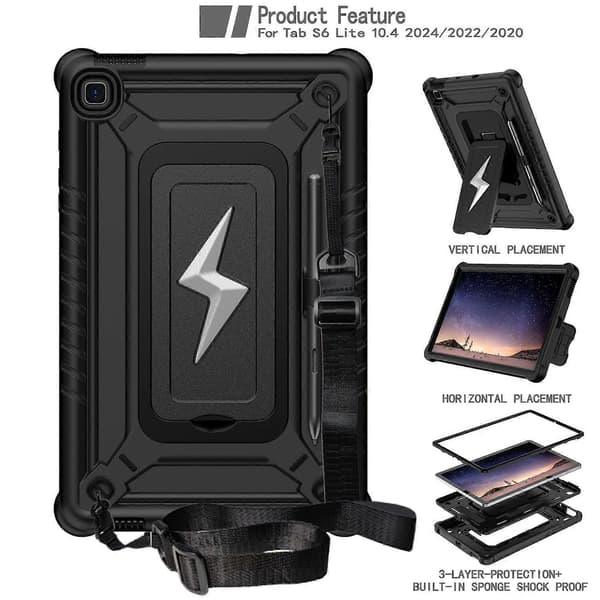 Kompatibel med Galaxy Tab S6 Lite (2024) Tablet Cover