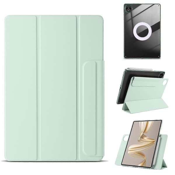 For Huawei MatePad Pro 12.2 (2024) Deksel Sammenleggbart Stativ Magnetisk Lær Tablet Cover