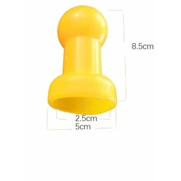 12 x Trampoliinin suojahattu, trampoliinin lisävarusteet 8x5cm keltainen