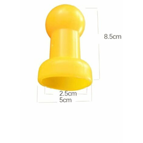 12 x Trampolin Kappe Pæl Kappe Trampolin Tilbehør 8x5cm Gul