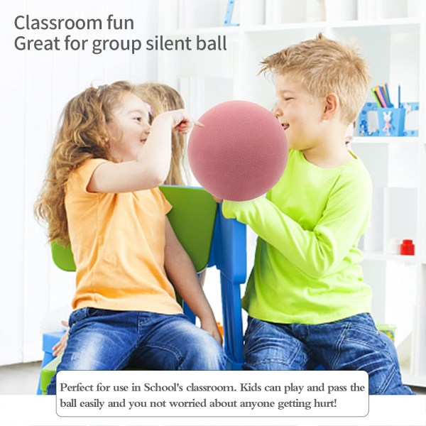 7" obelagd högdensitetsskumboll - Kids Foam Sports Ball - Mjuk, lätt och lätt att greppa tyst skumboll för yngre barn