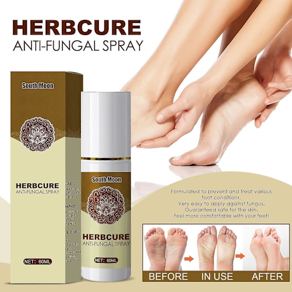 Herbal Foot Spray - Fot- och svettluktsspray, fotdeodorant, avfuktande spray