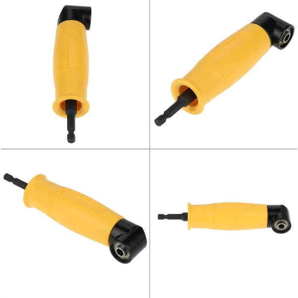 90° Vinkelrett Drill Adapter, 6,35 mm Sekskant Skaft Driver og Drill Tilbehør