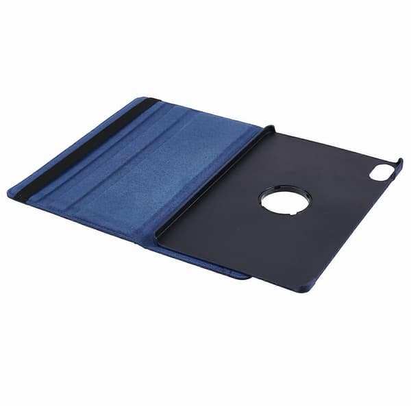 For Honor Pad X8a/Pad X9 Etui Roterende Stativ PU Læder+PC Tablet Cover med Elastikbånd - Mørkeblå