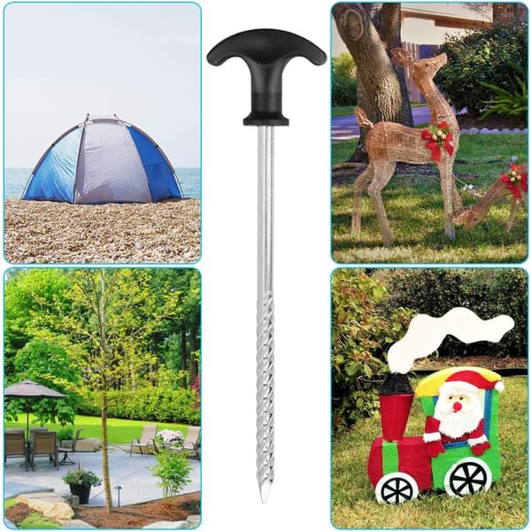 12 stk teltplugger galvaniserte rustfrie teltplugger plugger campingplugger robuste hage