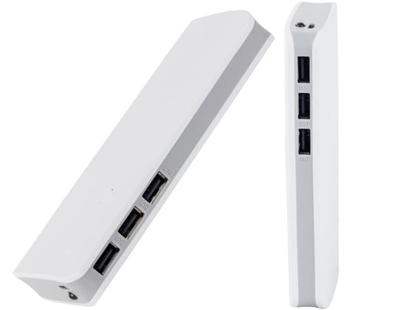 Varavirtalähde 10000 mAh - LED-taskulamppu ja pikalataus