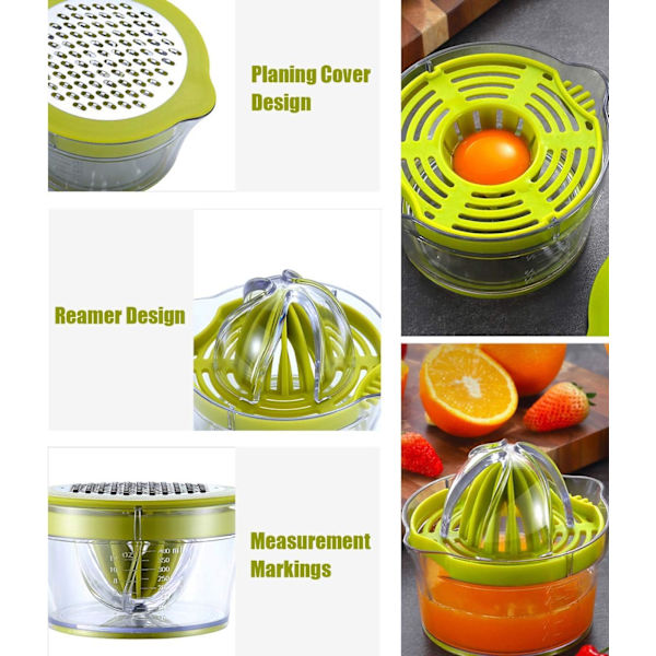 Snowpea Manuel Juicer Citronpressere Opvaskemaskine Sikker, Multifunktionel Orange Citrus Lime Juicer