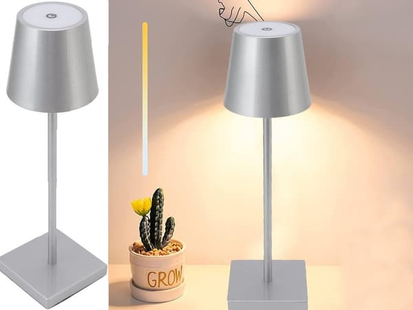 Bord natlampe touch lampe 3 trin høj trådløs usb