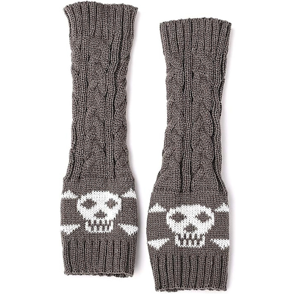 Sormikkaat Punk Skull Kädenlämmitin Cosplay Kirjoittamiseen Ajoon