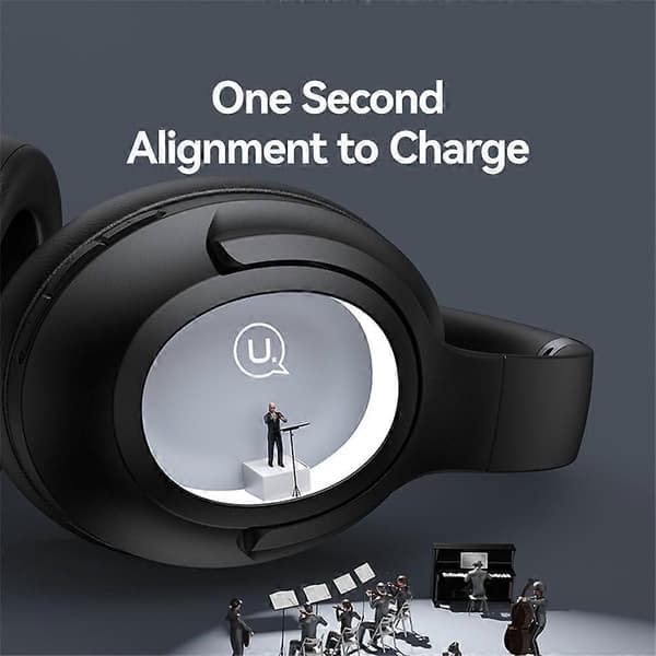 Type A USAMS UJ29 Bluetooth-hodetelefoner Over Ear, 3 EQ-musikkmoduser Trådløst headset