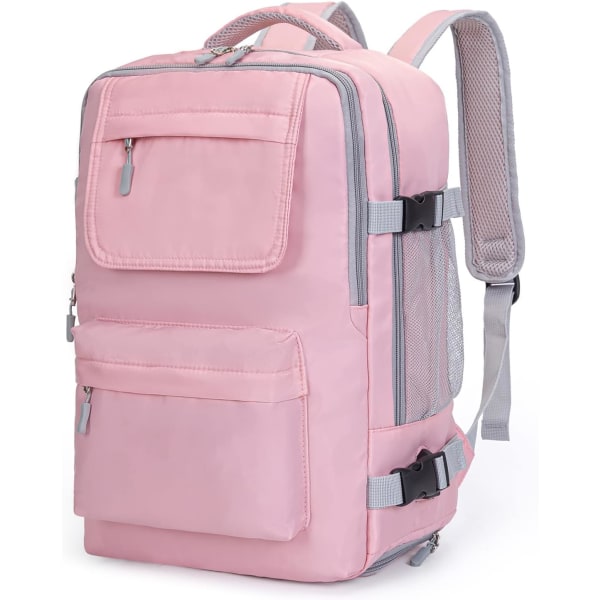 Resebackpack för Ryanair Kabinbagage Understols Carry On Bag för Flyg Hand Passar för 14\" PC Casual Dagryggsäck med USB Laddningsport Skofack