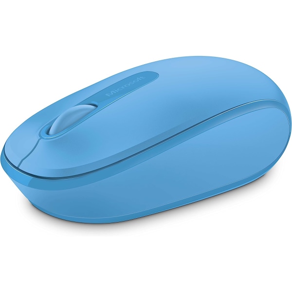 Trådlös mobil mus 1850 - Blå. Bekväm höger-/vänsterhänt trådlös mus med transceiver för PC/Bärbar dator/Desktop