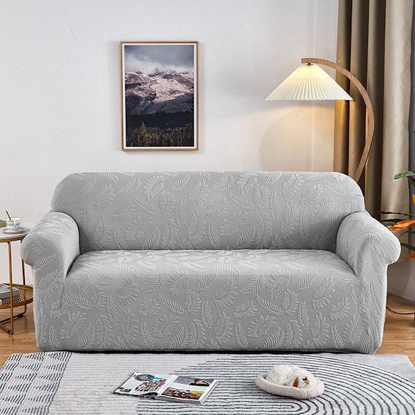 Stretchiga sofföverdrag, heltäckande elastiska sofföverdrag, mjuka sofföverdrag, för fåtöljer, 3-sits