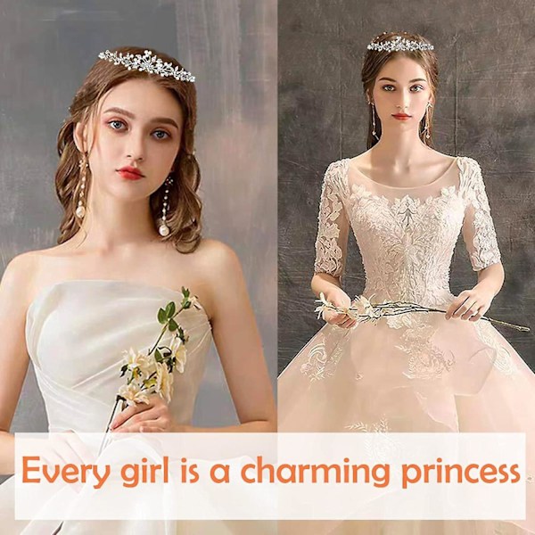 Krystall brudeskrone Tiara for spesielle anledninger