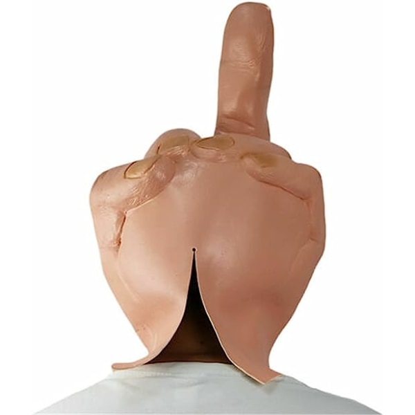 Läskig helmask, läskig långfinger Halloween-mask i latex för hela huvudet, kostymfest Cosplay