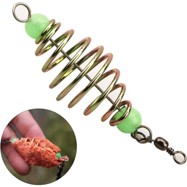 5 st Bait Traps, Fiskeutrustning, Karpfiske Tackle, Feeder Fiske, Karpfiske Bait Holder, Bait Cage Fiske, Bait Cage（5 st）