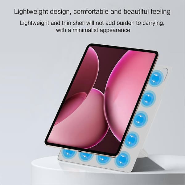 OPPO Pad 4 Pro 13,2 tommer magnetisk transformerende lås beskyttelsesetui PU+PC til tablet