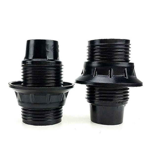 Svart E14 Lamphållare, 4-pack E14 Sockel, E14 Sockellampa, Solid Lamphållare, Svart Sockeladapter