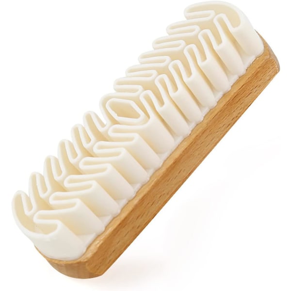 Mockaborste, Mockaskinnborste för Rengöring Dekontaminering av Skor/Stövlar/Mockatillbehör (1 styck)