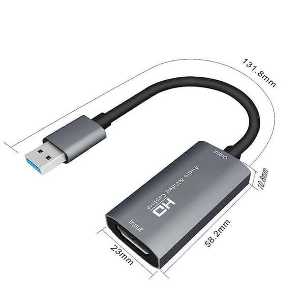 Z29 USB Video Capture Card HDMI 1080P HD Capture Enhed til Live Videooptagelse