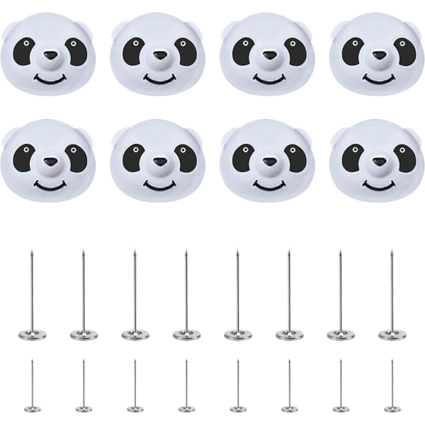 8 st Panda cover Halkskyddsklämma Lakanhållare för filt Lakan Gardinklämmor