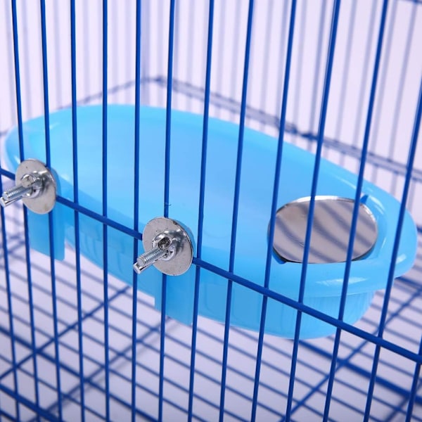 Lintu kylpyamme peilillä häkkiin, papukaija lintu kylpy suihku tarvikkeet, pienille linnuille papukaijoille