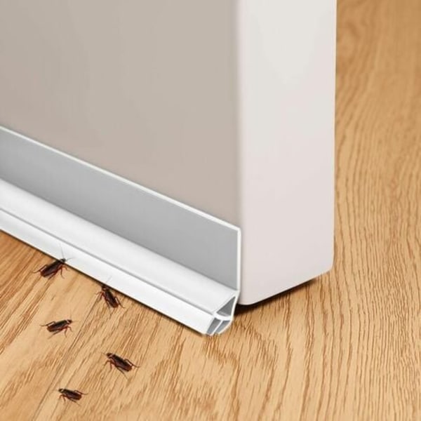 Oven pohjatiiviste, pehmeä lämmön- ja ääneneristysnauha, oven pohjatiiviste, liimautuva ovenalus tiiviste, 93 cm tiivistenauha