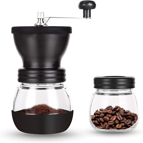 Justerbar Keramisk Kvern - Kaffekvern - Bærbar Kaffekvern - Kompakt Hjemmedesign