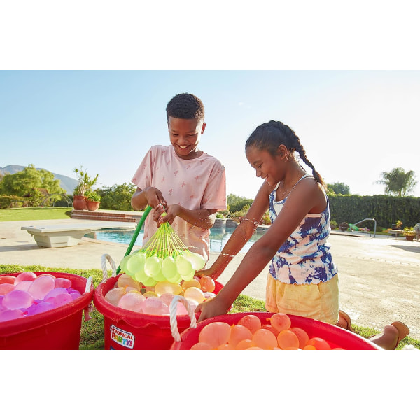 100+ snabbfyllande självförslutande tropiska färgglada vattenballonger för utomhusfamilj, vänner, barns sommarnöje, mixade färger