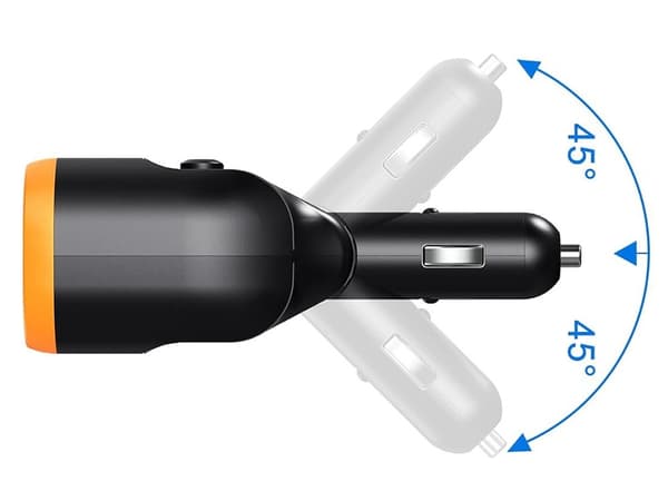 Cigarettænder Splitter 12-24v - USB-C
