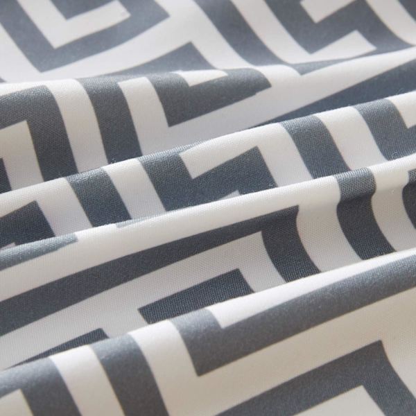 100% Hållbara Canvas Kvadratiska Dekorativa Kuddfodral för Soffa, Set om 6, 18×18 Tum Grey