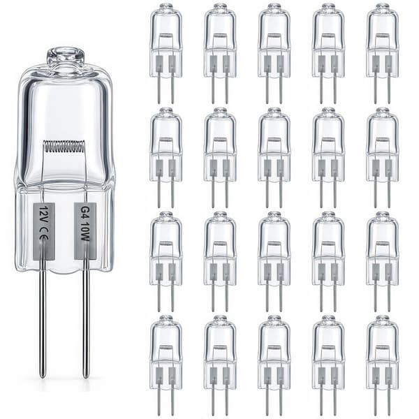 G4 Halogenlampor / Glödlampor - Varmvit - Halogen 10W (20-Pack)