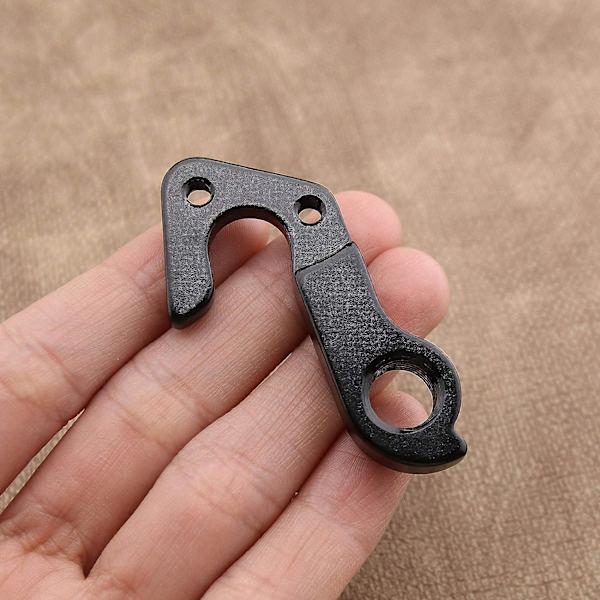 2-pack cykel bakre växel, växelöron krok svart aluminium bakre krok