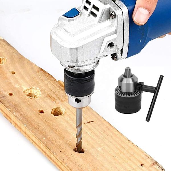 1,5-13 mm borrchuck 1/2-20 UNF med SDS plus-adapter och hylsnyckel Borrchuck Snabbväxlingschuck med nyckel för borrning Elektrisk borrkonvertering