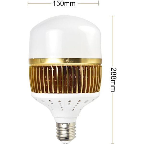 150W hög lumen E40 150W=1200W LED sfärisk lampa aluminium tunn + PC-skydd kall vit 18000lm AC 165-265V