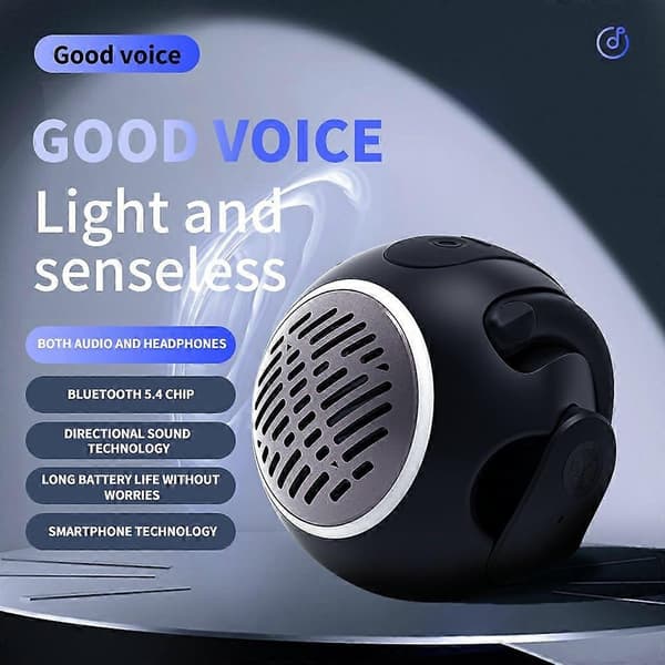Typ B JM13 Pro 2-i-1 Portabel Trådlös Bluetooth-högtalare Öronkrok Musikheadset