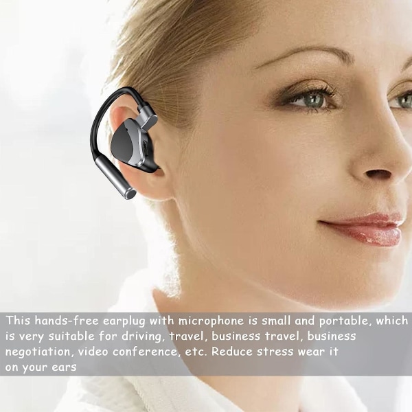 Trådlöst headset med en öronmussla - Business-hörlurar med känslig touch - V5.2-hörlurar handsfree