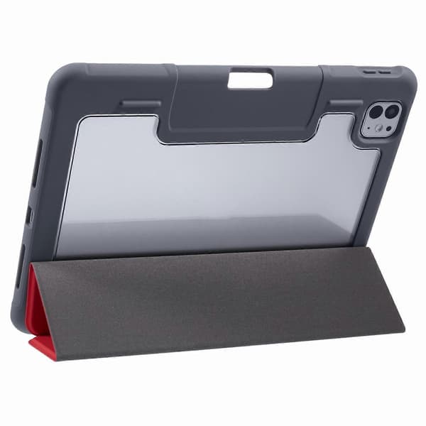 MUTURAL Deksel til iPad Pro 11 (2024) Smart Lær Tablet Cover med Pennholder Tri-Fold Stativ