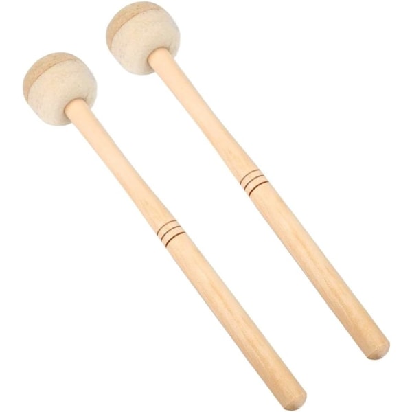Trumpinnar, trumpinnar i ullfilt Halkfria bastrumpinnar Viktiga tillbehör för musikinstrumentband (2 st)