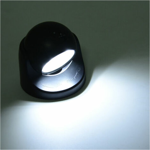 Utomhusvägglampa med rörelsesensor LED utomhuslampa Sladdlös batteridriven lampa 360 graders rotation och tilt