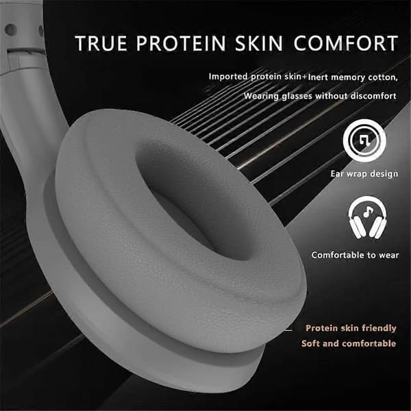Type C P6066 Over-Ear Aktiv Støyreduserende Headset Bluetooth 5.3 Trådløse Hodetelefoner Støtter AUX