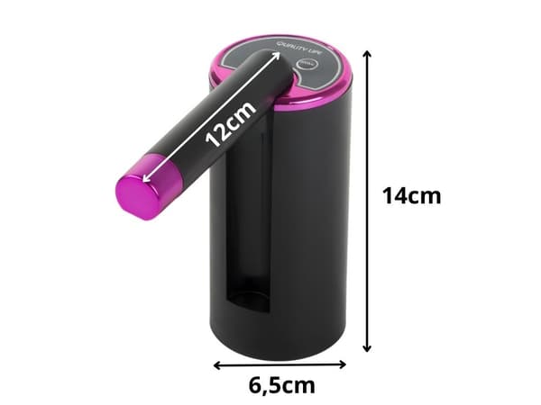 VANDPUMPE NALAWAK USB DREJBAR AUTOMATISK TIL CYLINDRE DISTRIBUTØR black
