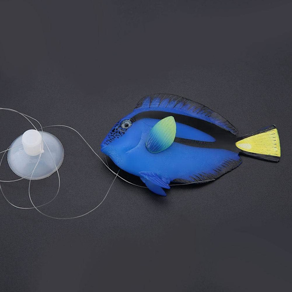 Flytende kunstig fisk i silikon med realistiske bevegelser for akvarium