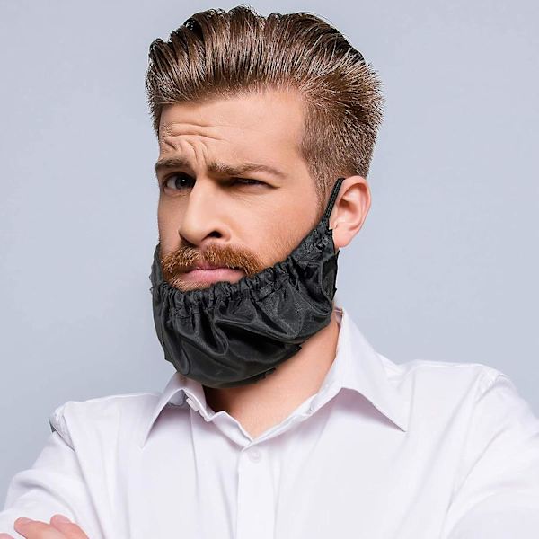 4-pack skäggbandana, skäggmössa skäggbandana för män, justerbart skäggvaktsskydd för män