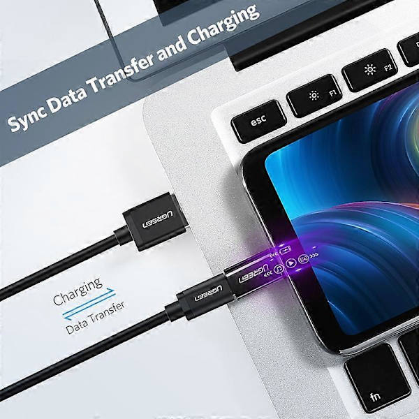 UGREEN 30865 Type-C til Micro USB Hun Adapter Mini Bærbar USB C Konverter