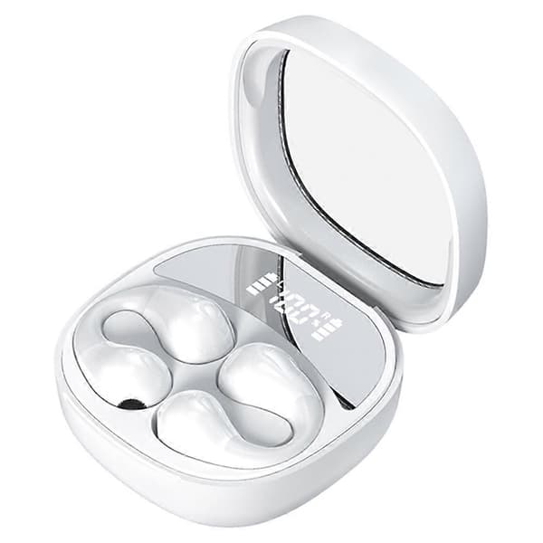 Type B JR01 Bluetooth Headset Hodetelefon Trådløs Ørekrokdesign Øretelefon med Ladeboks