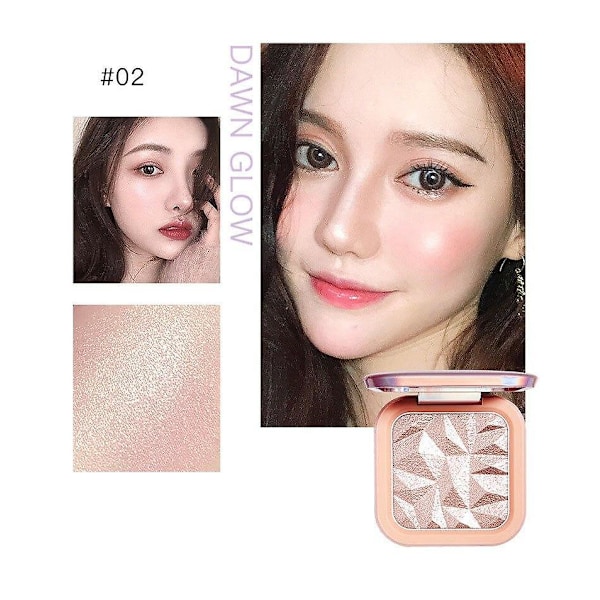 Glimmerende Finish Lysnende Hudtone Langtidsholdbar Ansigtskontur Makeup|Bronzere & Highlighters