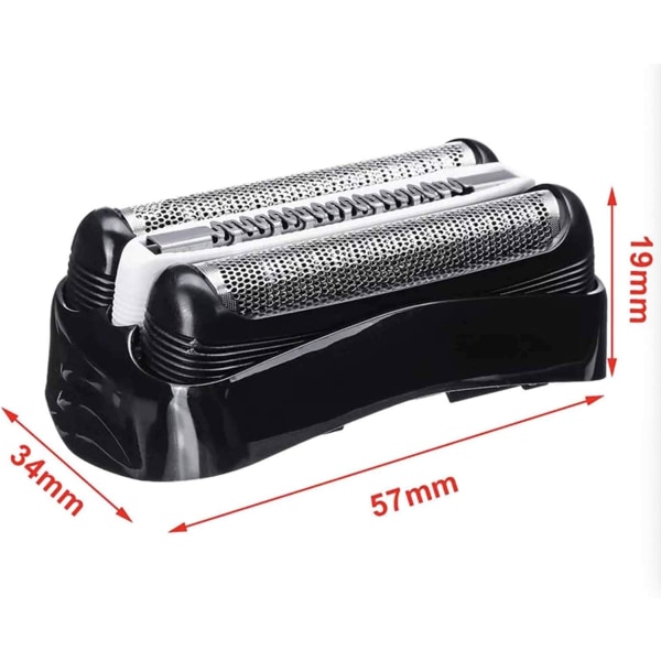 Vaihto-osat 32B Musta Yhteensopiva Braun Partakoneiden Sarjan 3 320 330 340 350CC Partakoneiden Kanssa